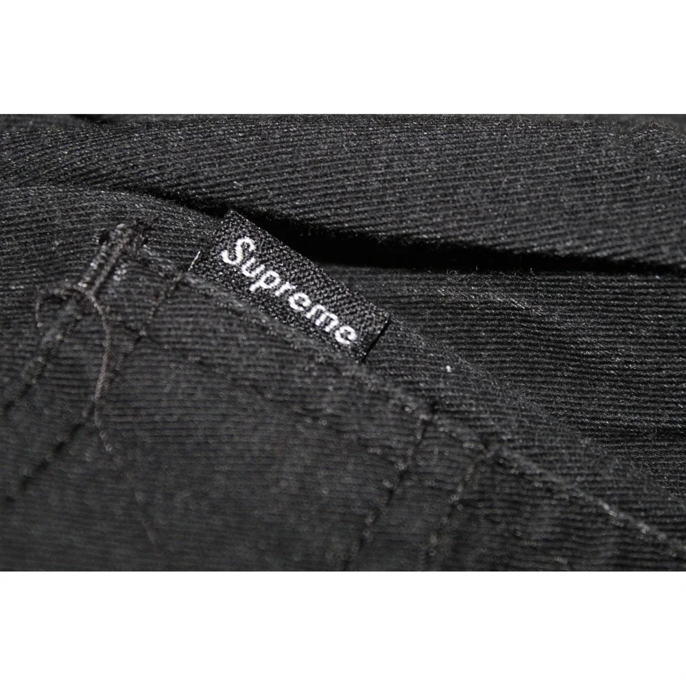 Supreme Drill Skate Pants All Over Print Black Utility Joggers Size Small Carpen - Picture 10 of 10